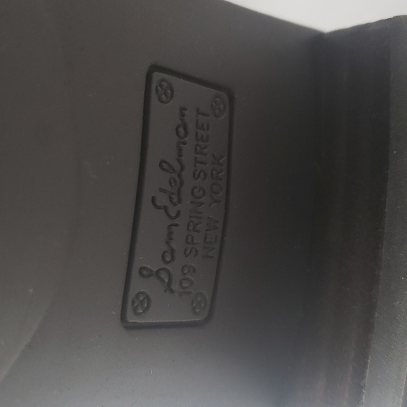 641- Sam Edelman Prina2 Red Wood Leather Women's Boots Size 6.5 Wide Calf NWT - Picture 9 of 13